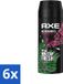 Axe Vaporisateur corporel Wild Bergamot & Pink Pepper 6 x 150 ml