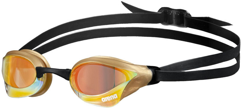 Arena Cobra Core Swipe Mirror Yellow - Copper - Gold