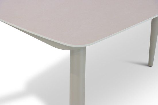 Coco Vienna dining tuintafel 240 x 90 cm - Taupe-naturel-bruin