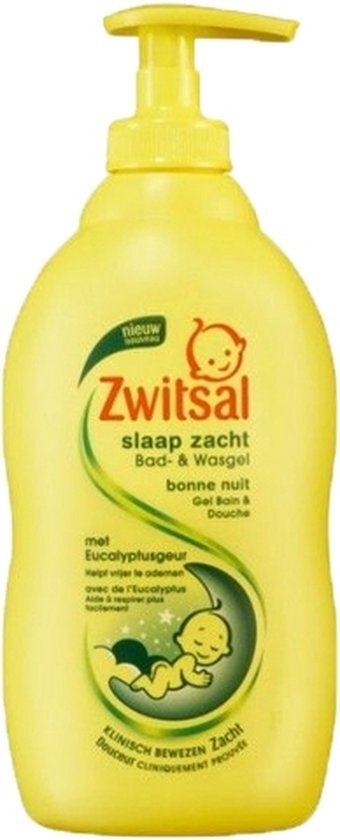 Zwitsal Slaap Zacht Bad & Wasgel Eucalyptus 400ml