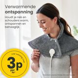 Unyqoos Coussin chauffant électrique pour épaules et nuque - Gris