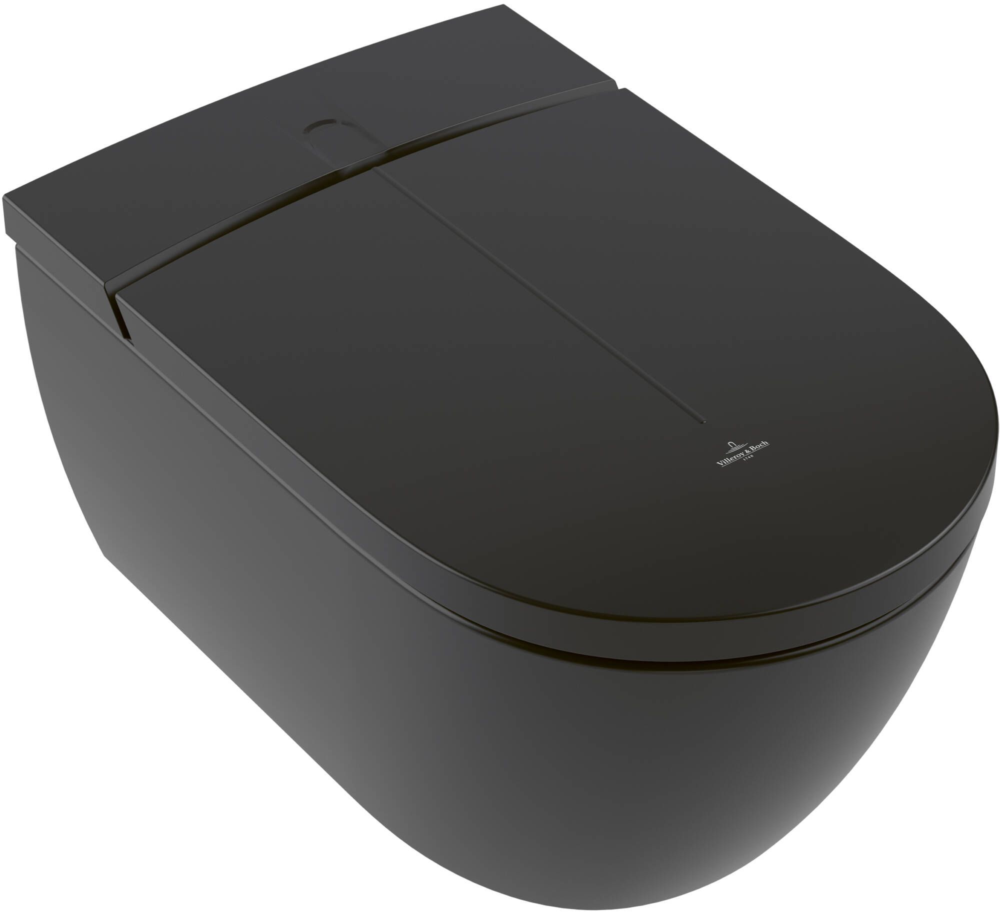 Villeroy & Boch ViClean I200 Douche WC - Rimless - CeramicPlus - Pure Black - V0E200R7