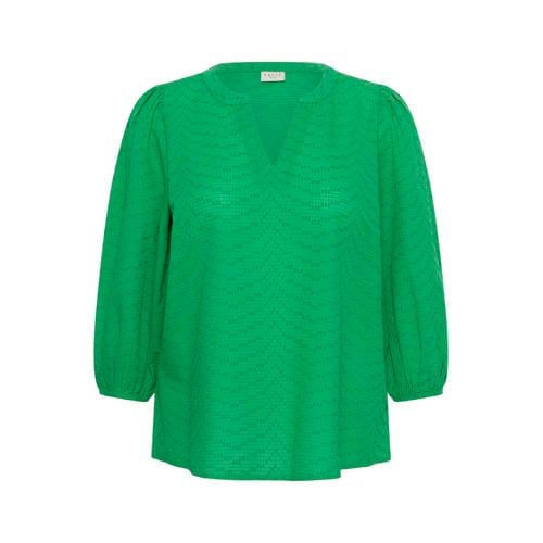 Kaffe Curve Kaffe Kaffe Curve blousetop groen