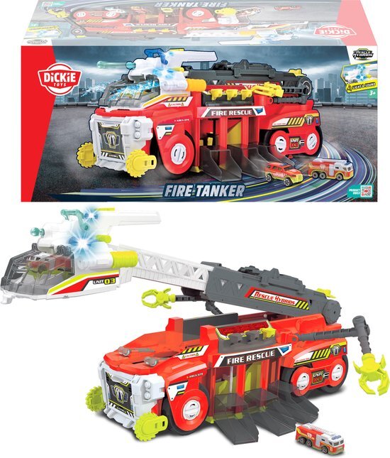 dickie Toys Rescue Hybrids Fire Tanker - Speelgoedvoertuig