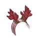 Krist+ Rendier diadeem - 6x - 24 cm - gewei - haarband - kerst - kinderen en volwassenen