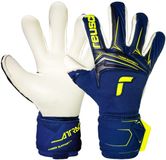Reusch Attrakt Duo Finger Support Goalkeeper Gloves Dark Blue-Yellow Size 8