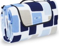 Relaxdays Picknickkleed - 200x200 cm - Blauw