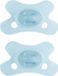 Difrax Fopspeen Natural - 0 tot 6 Maanden - Lichtblauw - 2 Stuks