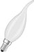 Osram LED lamp Superstar Classic BA40 Windgust Filament dimbaar, 2700 K warm wit, 3,4 W, E14, mat, 470 lm, 15.000 h, voor kroonluchters, wandlampen