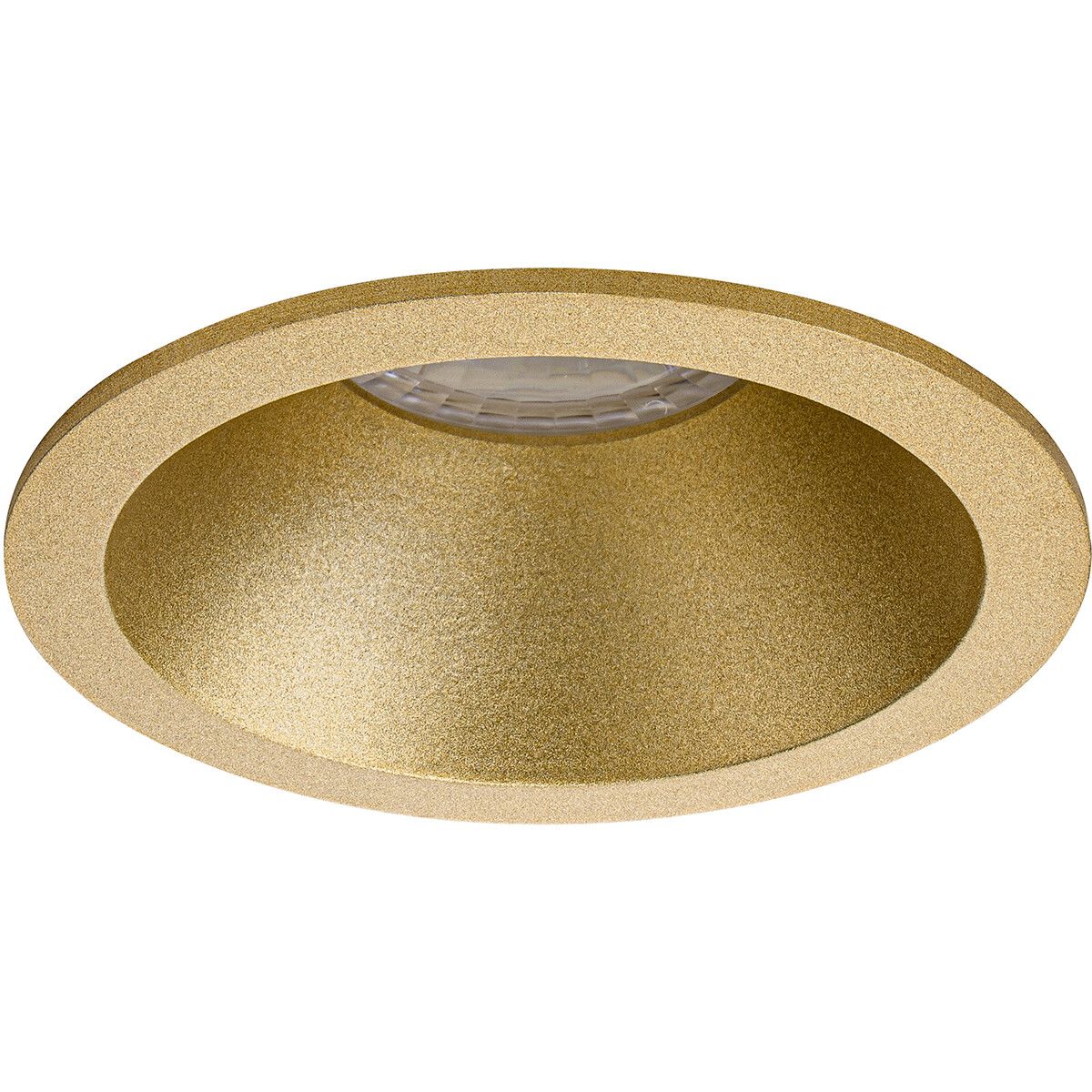 Pragmi Pollon Pro Inbouwspot Rond GU10 - Mat Goud - Ø82mm