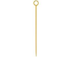 Talen Tools Draadpen Gepoedercoat staal 60 x 1 cm O-kop Geel