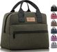 HOMESPON Sac à lunch, Sac isotherme de grande capacité, étanche, portable, vert foncé