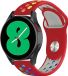 Strap-it Sport bandje - Rood/Kleurrijk Siliconen - Geschikt voor Samsung Galaxy Watch 4/5/6/7