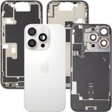 Apple Coque Batterie iPhone 16 Pro, Avec Châssis Central, Pièces Complètes, Blanc (Titane Blanc), Échange Premium