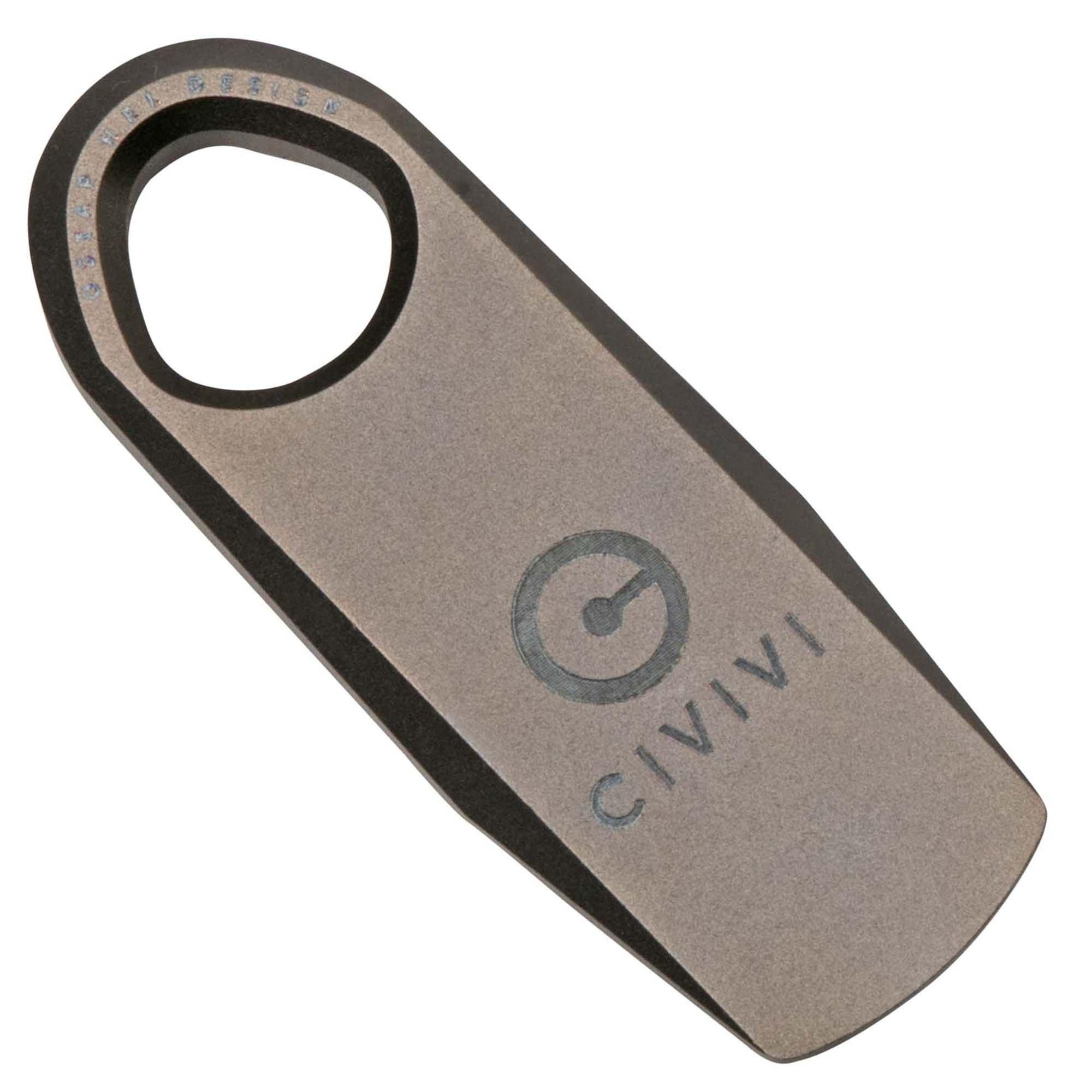 Civivi Ti-Bar C21030-1 Grey Titanium Prybar Tool - Ostap Hel Design