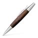 FABER-CASTELL - Balpen e-motion Birnbaum donkerbruin, vulling B