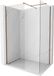 Mexen Kioto-X Paroi de douche Walk-in 160 x 110 cm, transparent 10 mm, or rose