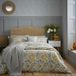 Icecat Ensemble de literie, rose et gris, 200x200 cm, 100% coton percale