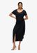Superdry SLUB MIDI WRAP DRESS Dames Jurk