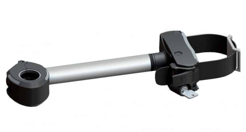 Uebler Fietsendrager met ratelriemen voor 2e fiets, afneembaar (fietsendrager voor 2 fietsen)