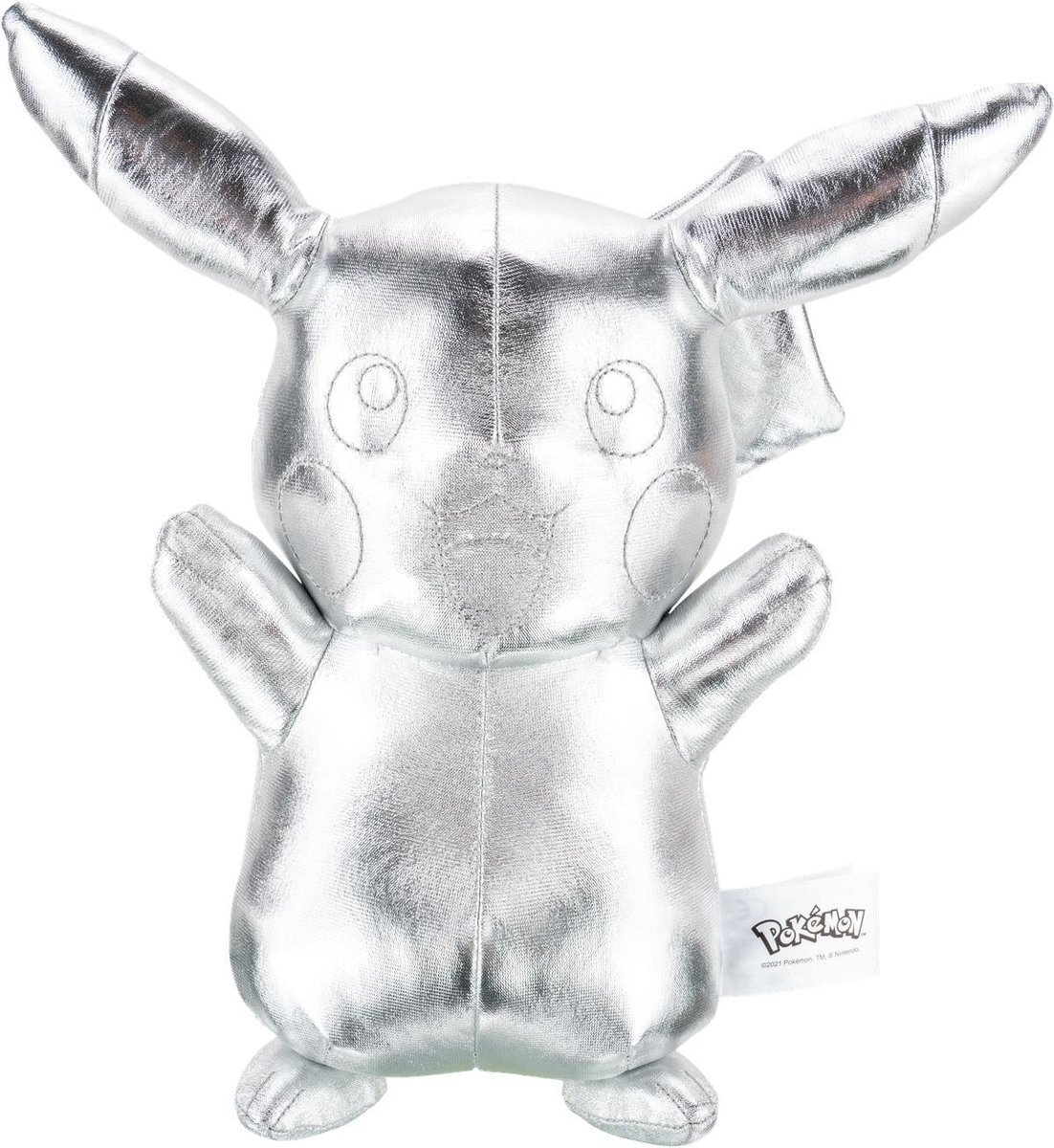 Pokémon Pluche - Zilveren Pikachu 30 cm
