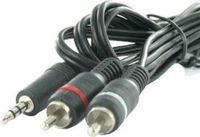 Enzo Pro-1 Audio 3,5 jack stéréo ->2 tulipe mâle 5 mètre 9201805