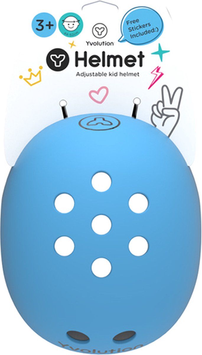 Yvolution Helm - Blauw