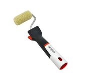 Nespoli - Mini verfroller 6 cm Teflon behandeld Surface Protector voor impregnatie en houtverf, verfroller voor doe-het-zelvers - Ergonomische soft-touch handgreep, efficiënte vrijgave