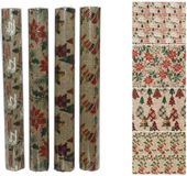 Decoris Kaemingk Decostof pes l200b35h0.05 cm a4 II kerst Decoris