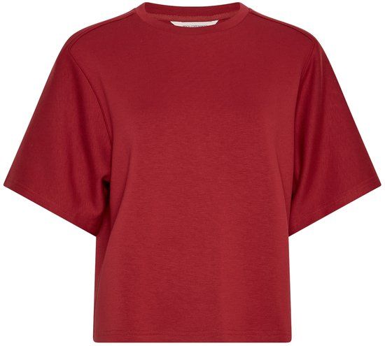 MSCH Copenhagen Mschmaelee Ima Q 2 4 Sweatshirt Tops & T-shirts Dames - Shirt - Rood - Maat M/L