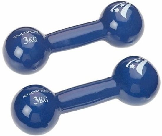 rucanor Dumbells 2 x 3 kg Blauw