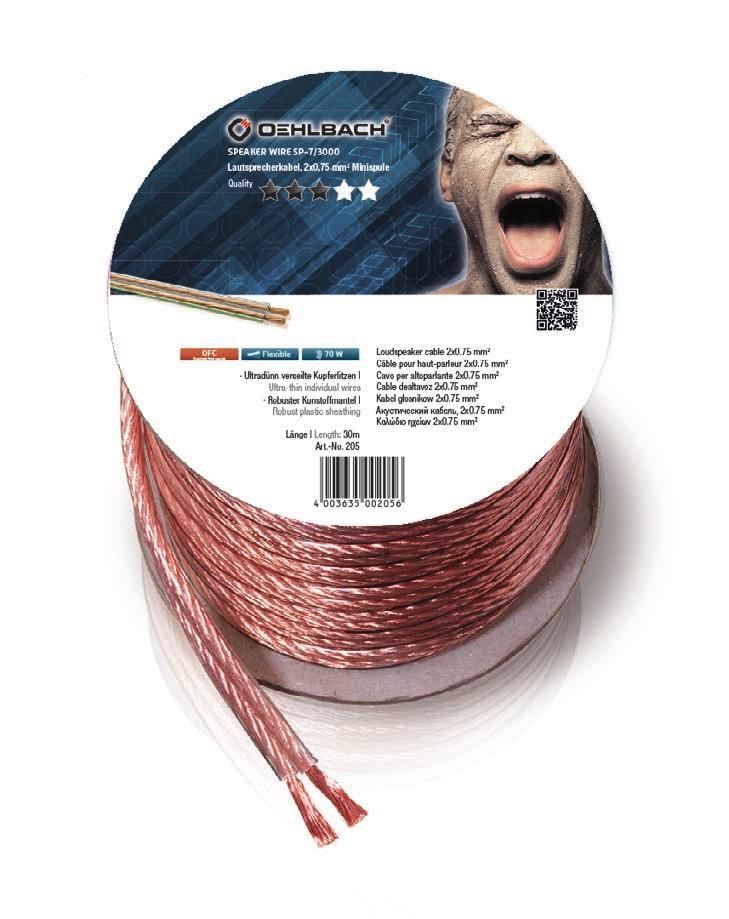 Oehlbach SP-7 - 30m - Transparant