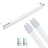 BES LED LED TL Armatuur - T8 - 16W - 60cm - Helder/Koud Wit 6400K - IP20