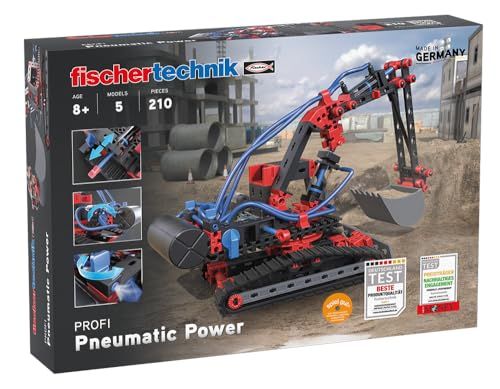fischertechnik Pneumatic Power bouwpakket vanaf 8 jaar, 6 modellen