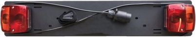 Benson Verlichtingsbalk zwart - 75 cm - 1,5 meter kabel - 7-polige stekker