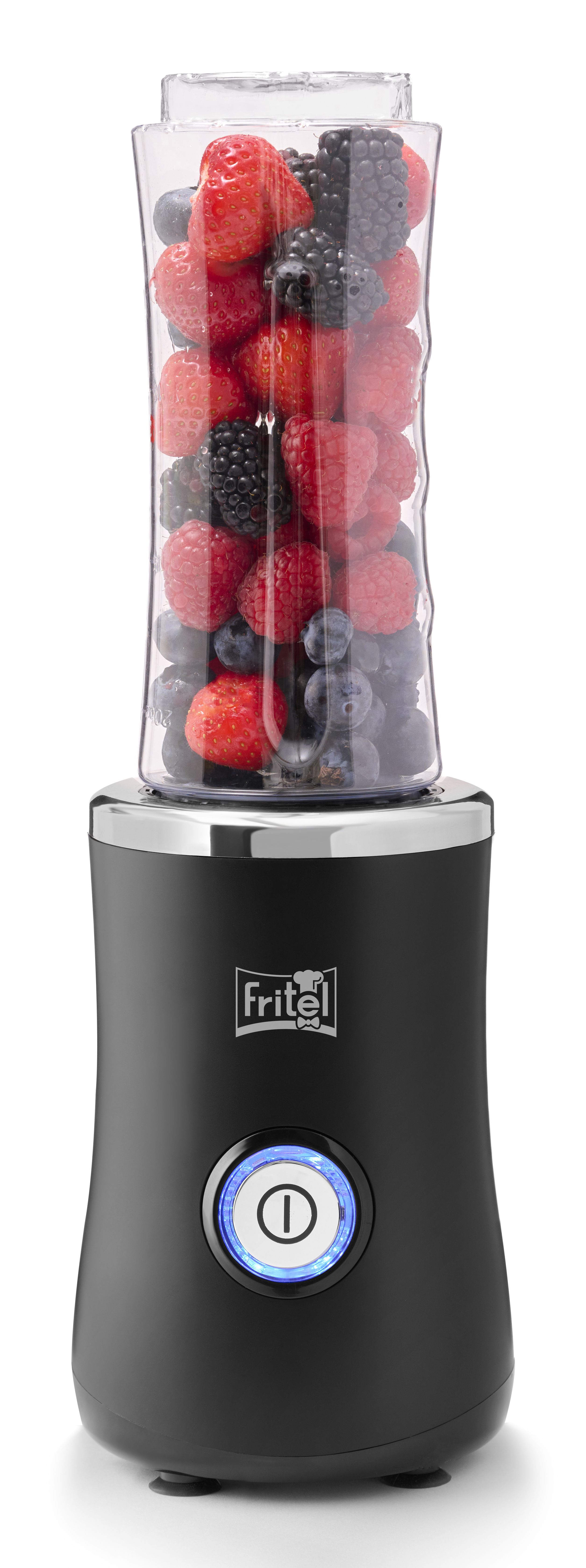 Fritel Blend & go BG 2310 - Blender set / Smoothie Maker / Blender To Go - 500W - 0,3L / 0,6L / 0,6L - 4 Bekers / 14 Stuks