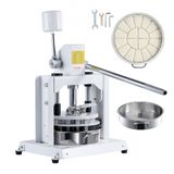 VEVOR Deegverdeler 18-delige handmatige deegverdeler, 60-280 g tafelmodel handpersdeegsnijder met bakplaat en mes van roestvrij staal 304, broodbakmachine voor bakkerijen, restaurants en commerciële doeleinden