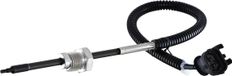 HELLA Capteur de température gaz d'échappement, filetage, 2 broches, câble de 230 mm, convient pour VOLVO FM entre autres