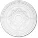 Profhome Decor Profhome Plafond Rozet 156039 Sierelement plafond centrum rococo barok stijl wit Ø 65,9 cm