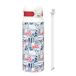 MotoGP Street Sport Thermosfles Met Verwijderbaar Rietje, 750ml/24oz, Lekvrij Vacuüm Geïsoleerde Drinkfles, Makkelijk Te Openen, Veilige Sluiting, Vaatwasmachinebestendig, Klapdeksel, Metalen Fles