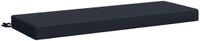 vidaXL Coussin de banc SOEST 100% Polyester Bleu foncé 110 x 40 x 8 cm