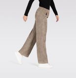 MAC CHIARA NOS Wide Leg Fit Broek Vrouwen Bruin