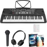 Finesse Misa Brands B.V. Finesse Keyboard Piano met Accessoires - 61 Keys - Digitale Piano - Elektrische Piano - Kind & Volwassene