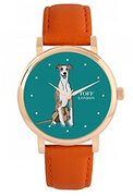 Toff London Beige Whippet Hondenhorloge