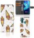 B2Ctelecom Motorola G8 Power Lite Book Cover Icecream