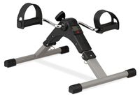 Relaxdays stoelfiets trainer - inklapbaar - 39x36x49.5 cm - kantoor - fietstrainer senioren - mini hometrainer