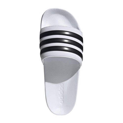 adidas Performance Adilette Shower badslippers wit/zwart
