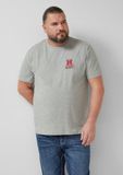 s.Oliver - Zwaar jersey T-shirt in een moderne pasvorm met college artwork