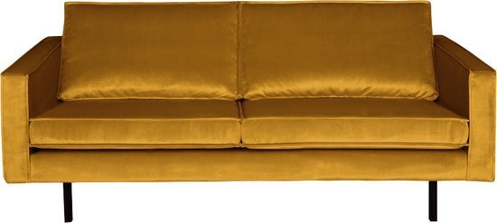 BePureHome Rodeo Bank 2,5-zits Velvet - Oker