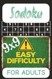 Sudoku Puzzle Book For Adults – Easy Difficulty | 9x9 Grids | 6" x 9" Portable Edition